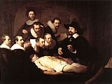 Rembrandt As a Shepherd Paintings - The Anatomy Lesson of Dr Tulp by Rembrandt